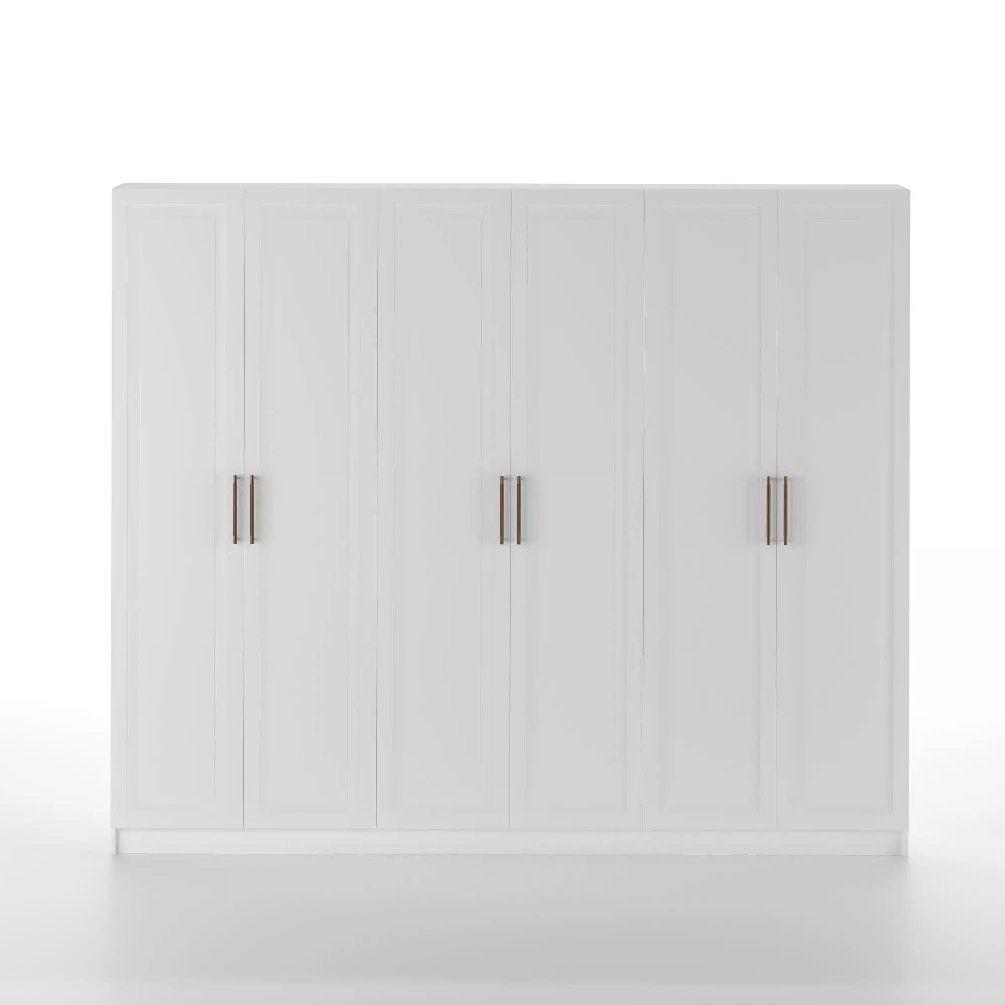 White lacquer Wardrobe Free 3D model