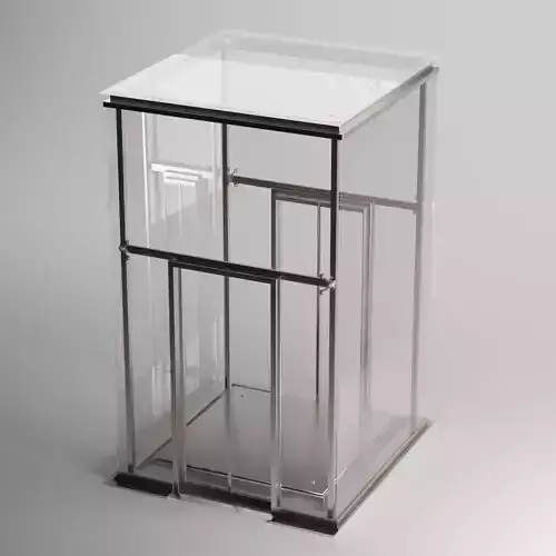 Glass Elevator 3D model