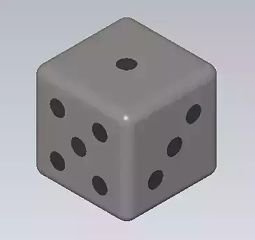 Beige dice