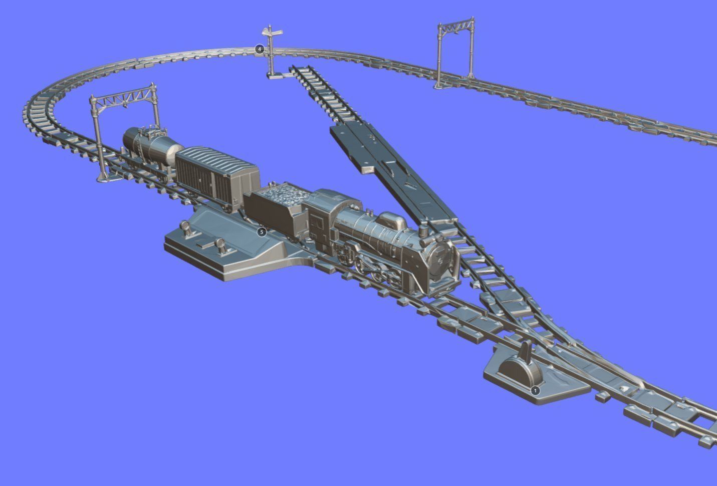 80s FERRORAMA XP200 - COMPLETE - 3D SCAN 3D print model_8