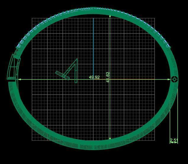 Luxury Golden Bracelet With Diamonds 3D print model_9