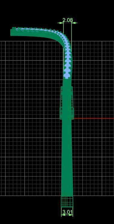 Luxury Golden Bracelet With Diamonds 3D print model_10