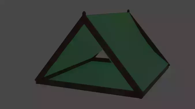 Low Poly Simple Tent