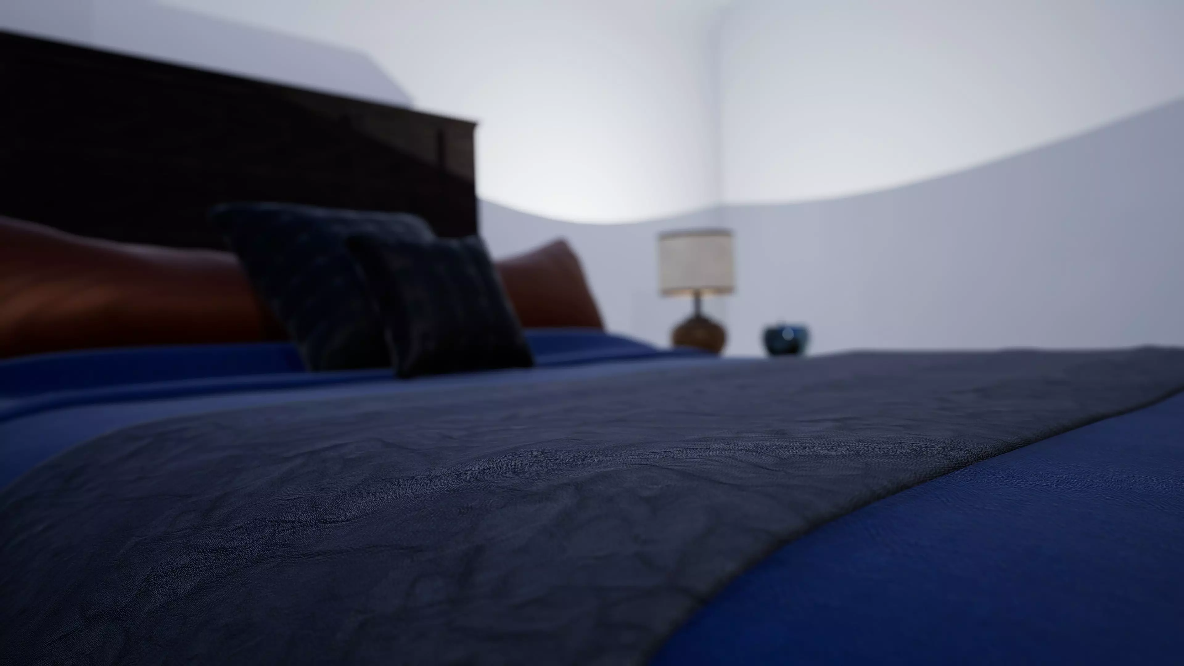 Real looking bed RENDER    Unreal Engine File Free 3D model_0