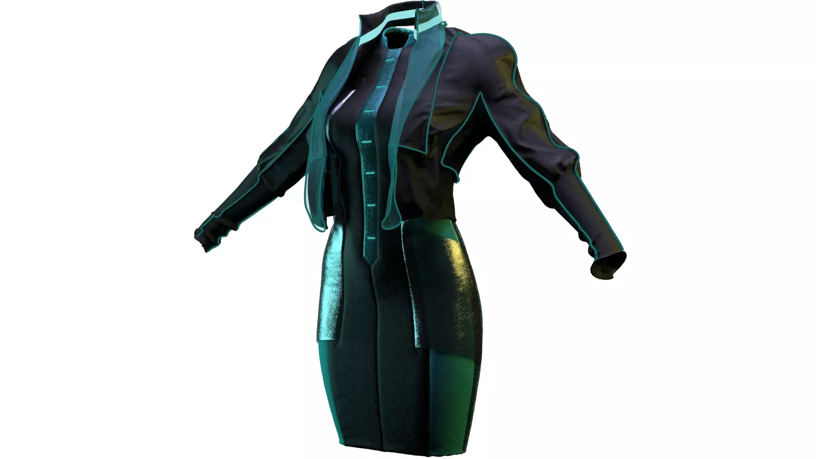 SCIFI SET DAZ 8 FEMALE 3D model