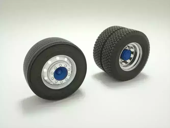 Truck tires and wheels
