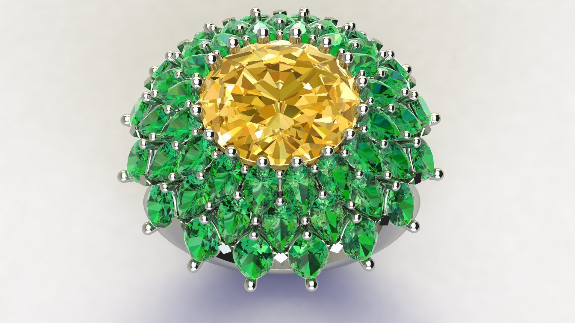 jewelry ring 3D print model_4