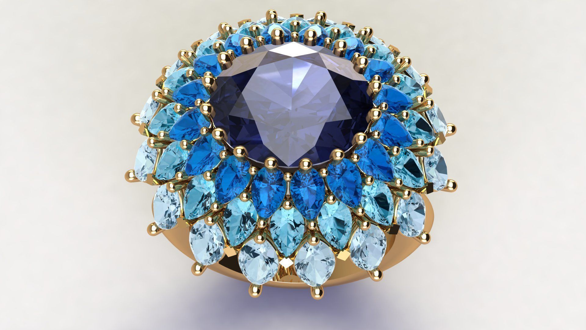 jewelry ring 3D print model_2