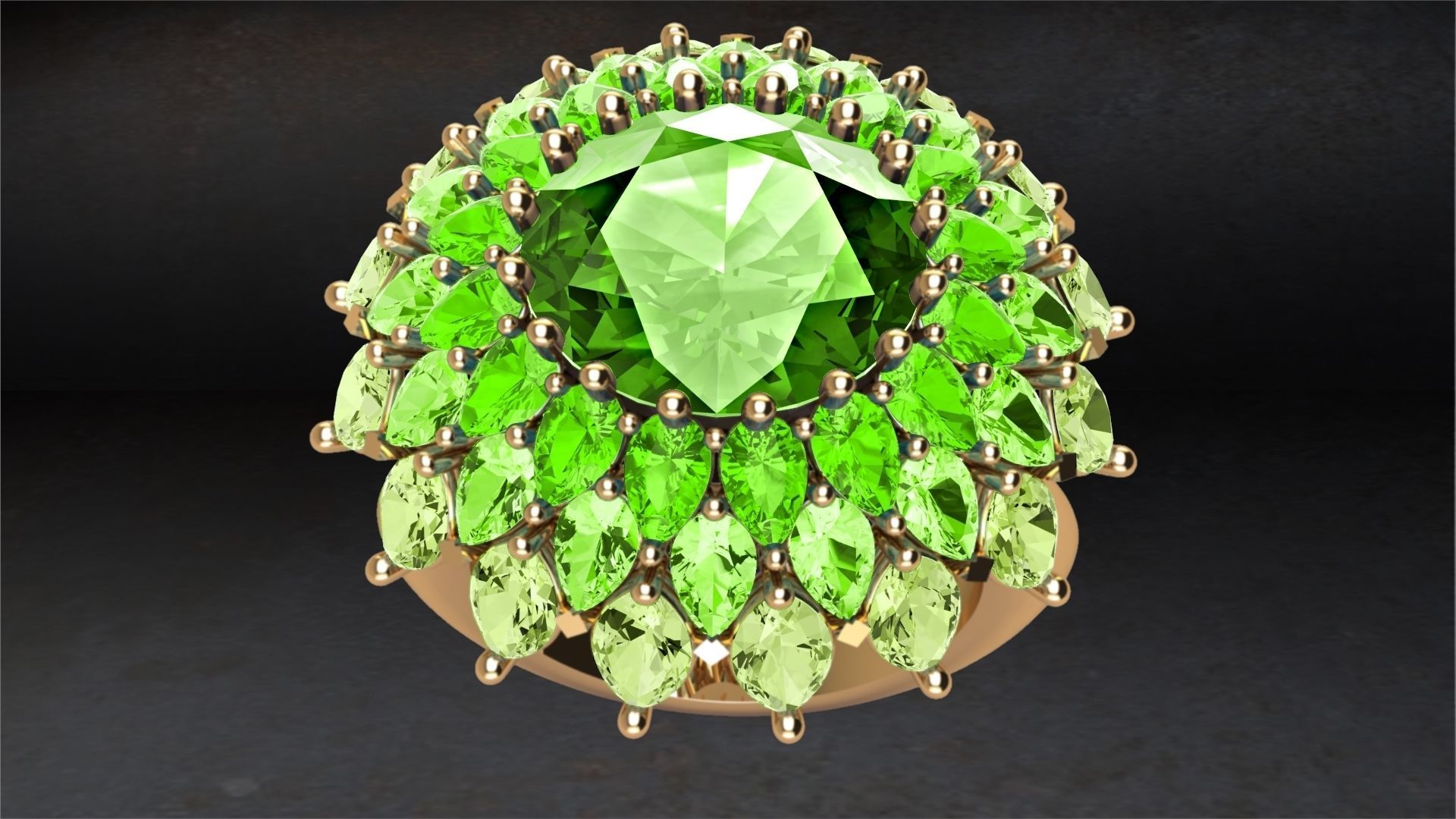 jewelry ring 3D print model_5