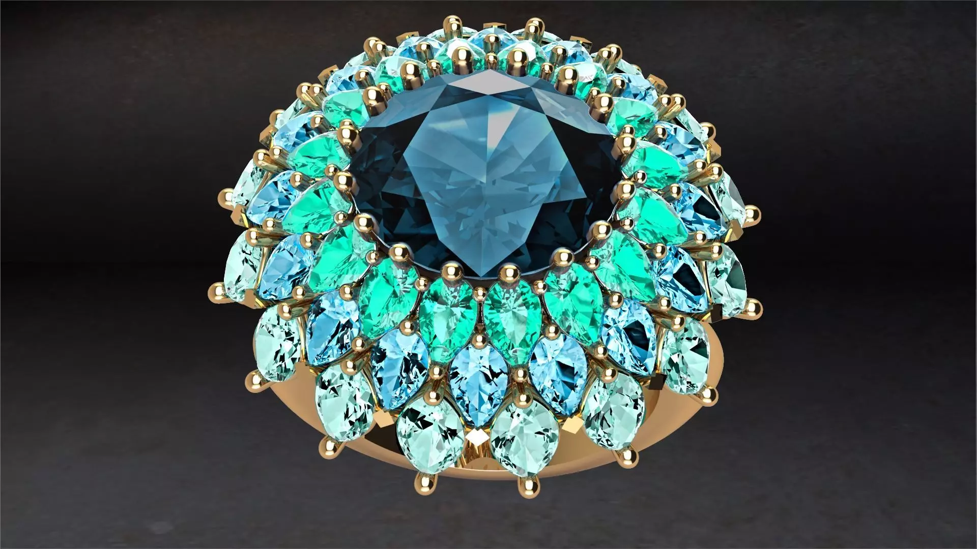 jewelry ring 3D print model_0