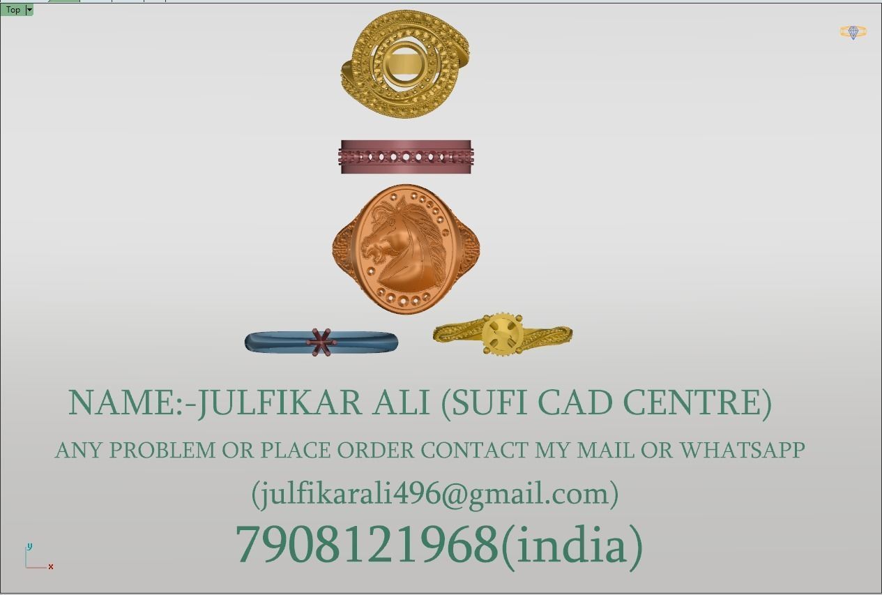 STYLISH Rings For Gifts-Wadding-Daily Use 3D print model_25