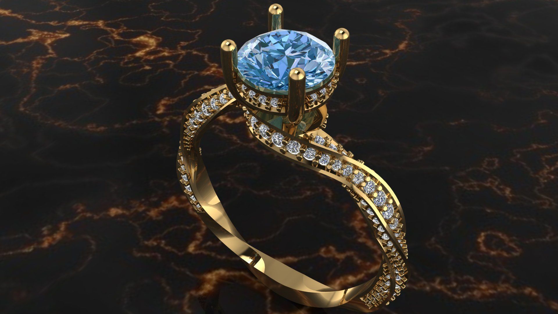 STYLISH Rings For Gifts-Wadding-Daily Use 3D print model_13