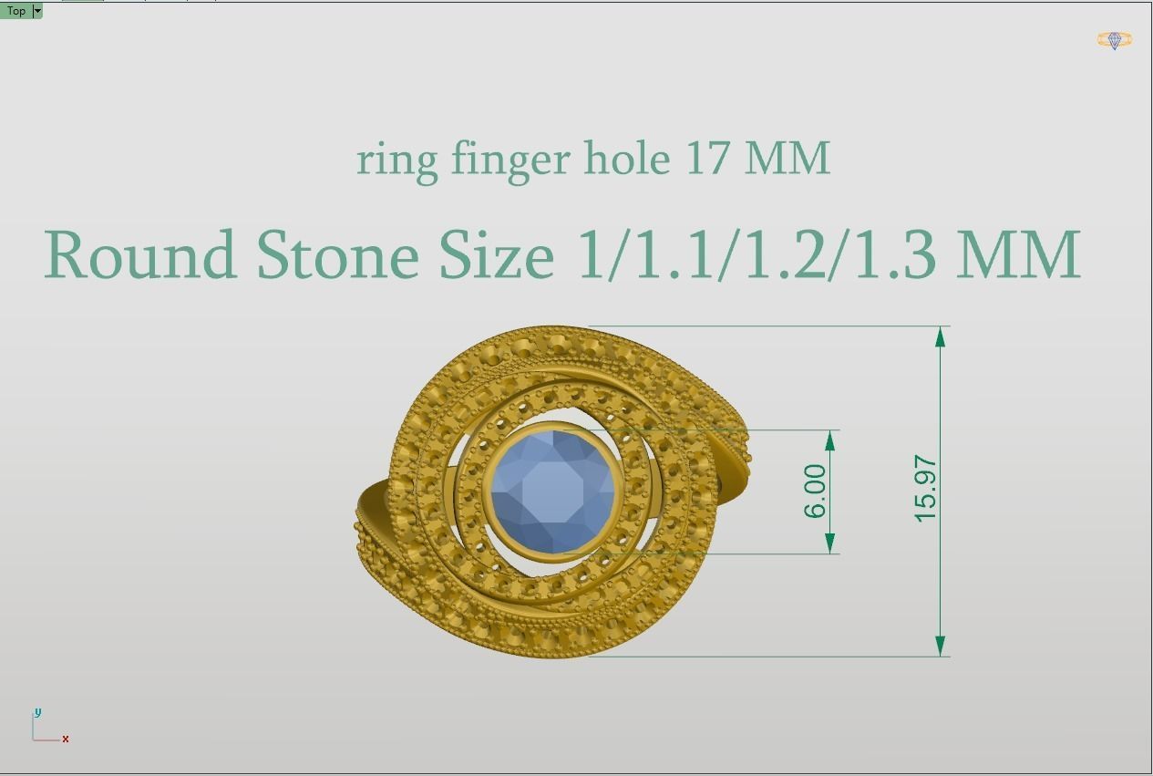 STYLISH Rings For Gifts-Wadding-Daily Use 3D print model_5