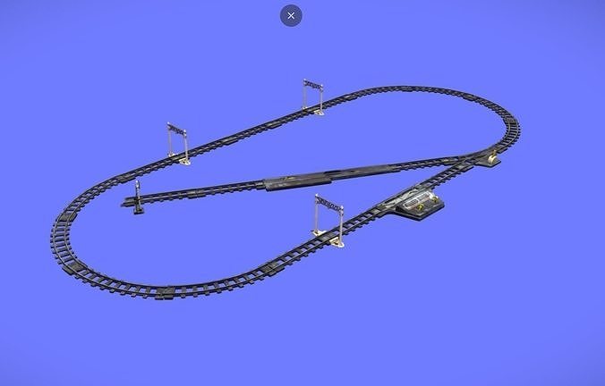 80s FERRORAMA XP200 - RAIL TRACKS ONLY - 3D SCAN 3D print model