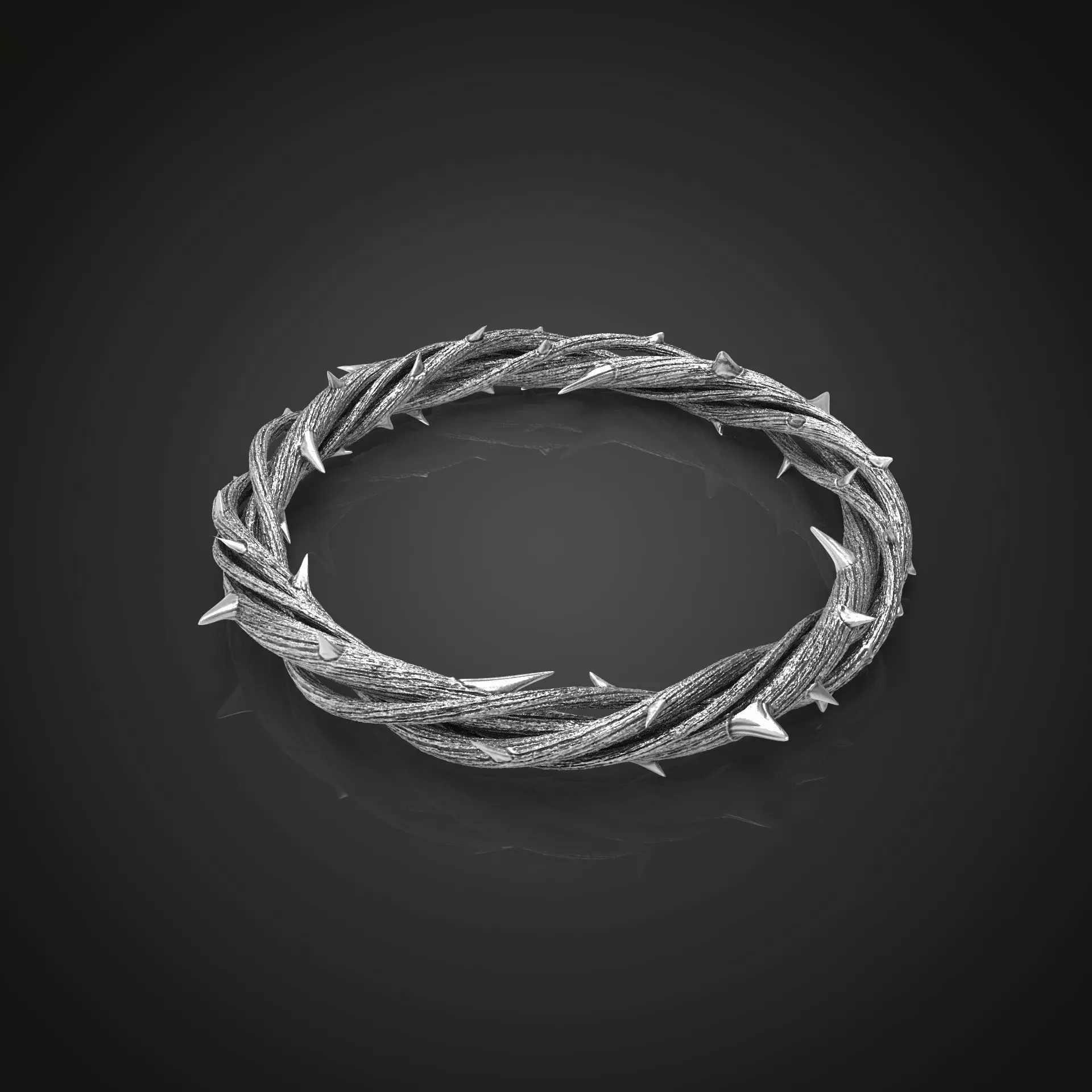 Crown of thorn 3d print model 3D print model_0