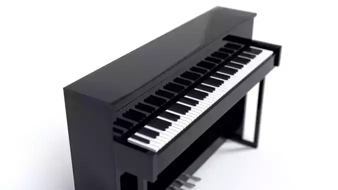 Simple Black Piano