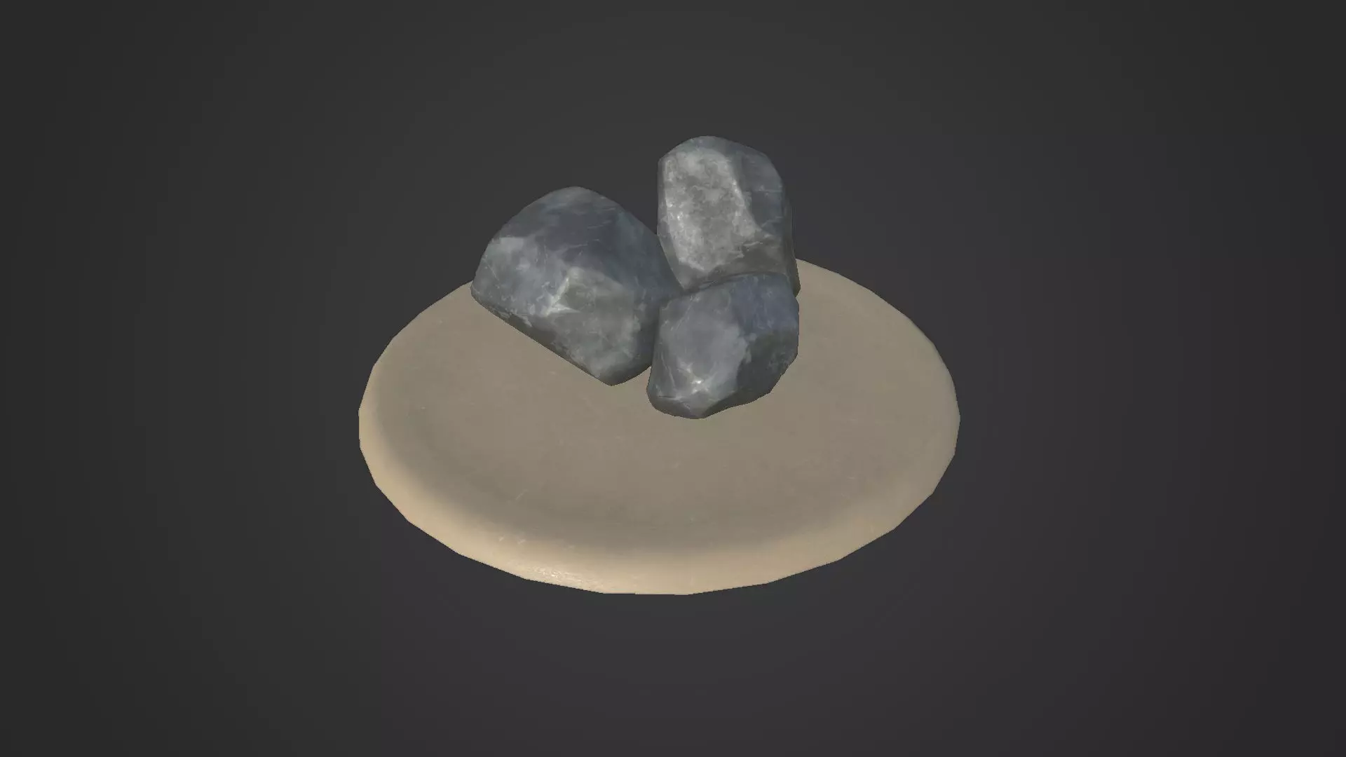 Rocks two Free low-poly 3D model