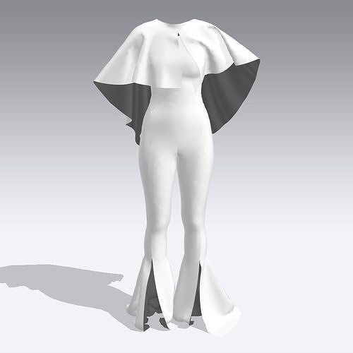 CLOAK JUMPSUIT 3D model