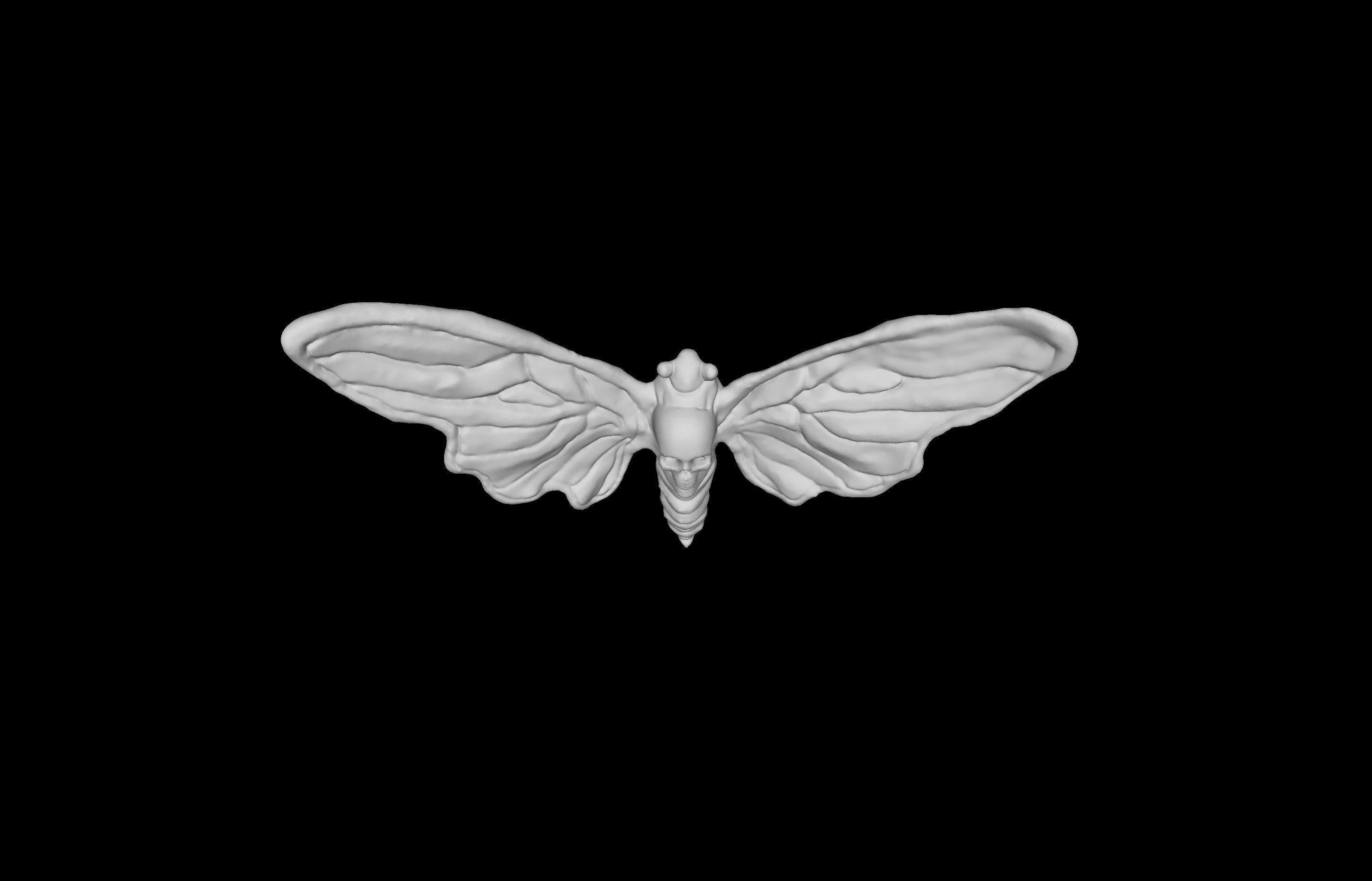 Deaths Head Hawkmoth 3D print model_2