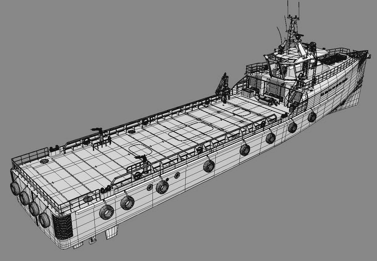 FAST CREW SUPPLIER VESSEL 3D model_18