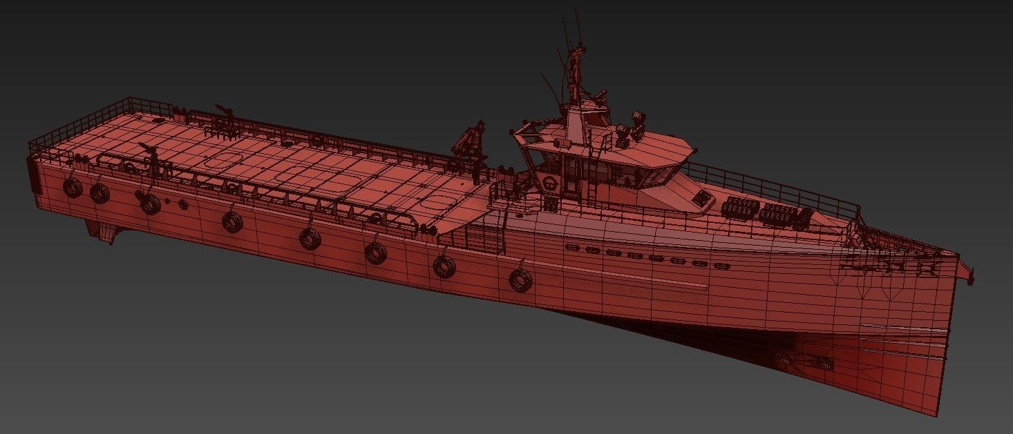 FAST CREW SUPPLIER VESSEL 3D model_15