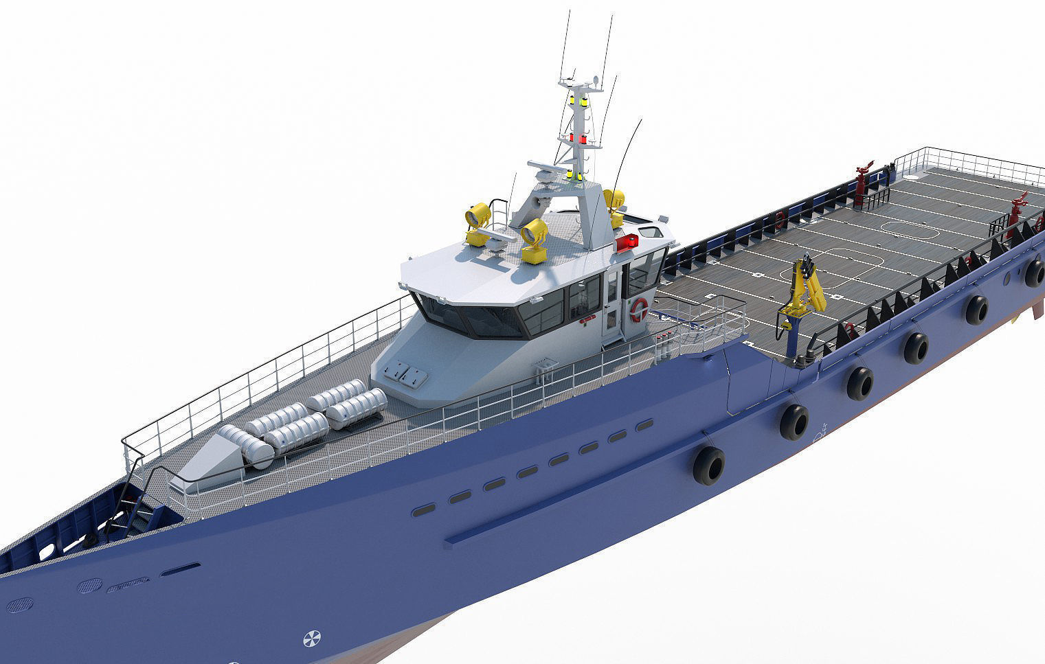 FAST CREW SUPPLIER VESSEL 3D model_5