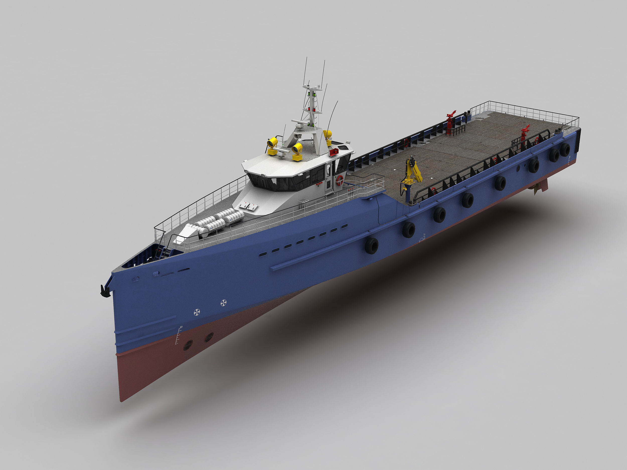 FAST CREW SUPPLIER VESSEL 3D model_7