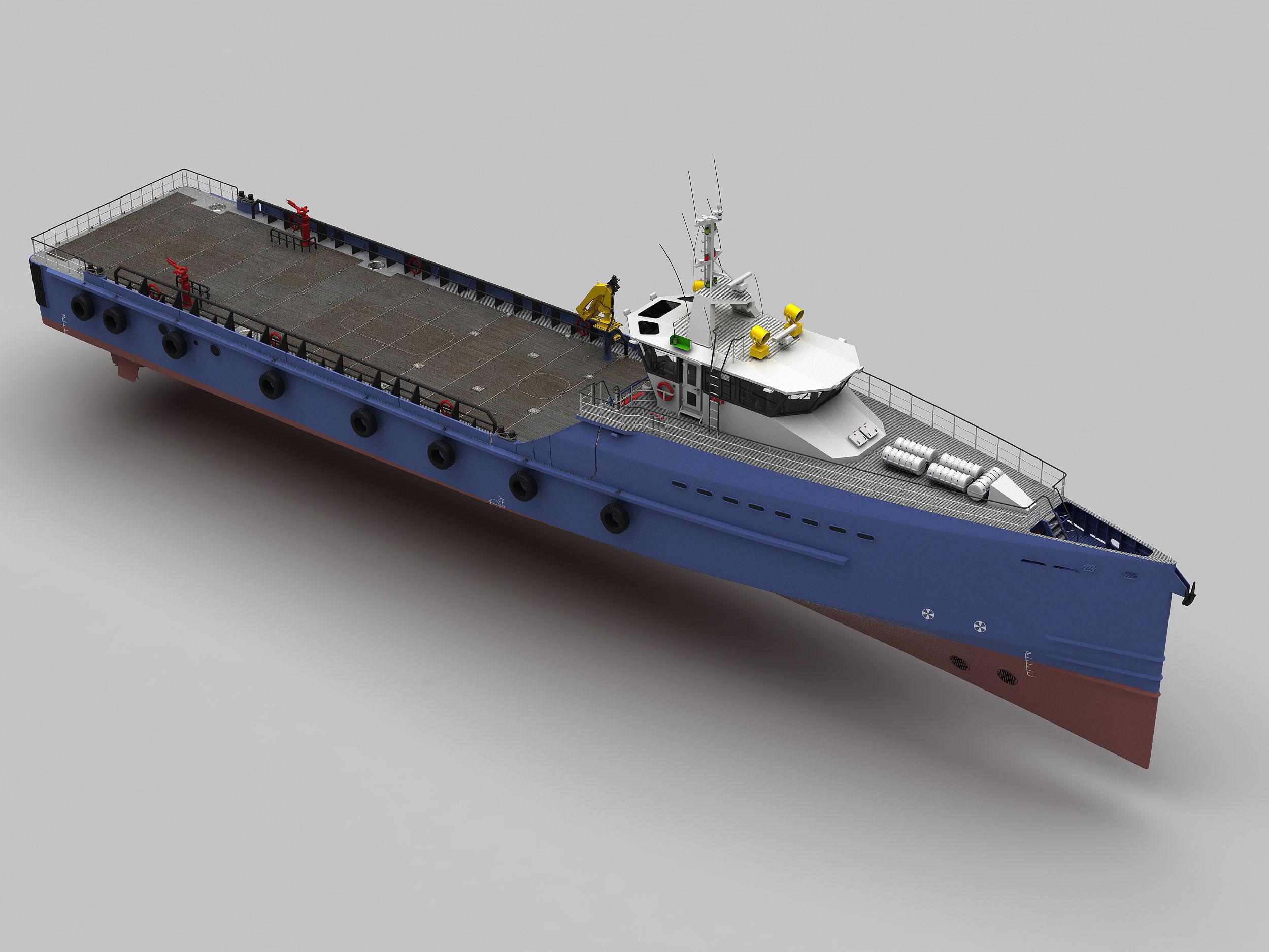 FAST CREW SUPPLIER VESSEL 3D model_6