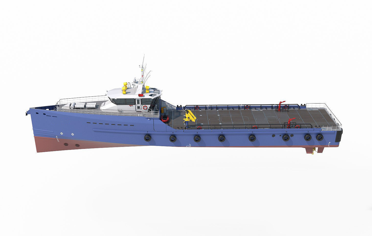 FAST CREW SUPPLIER VESSEL 3D model_4