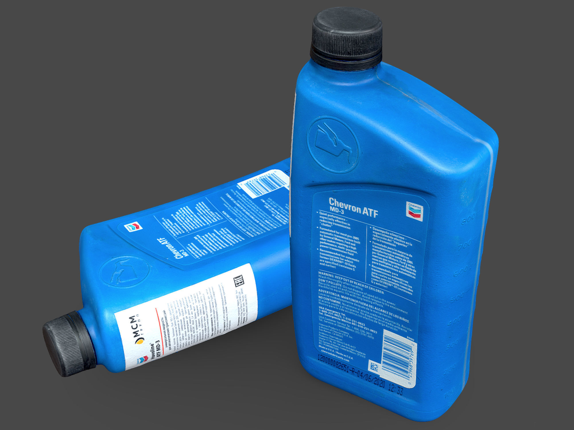 Transmission Fluid Bottle 3D model_9