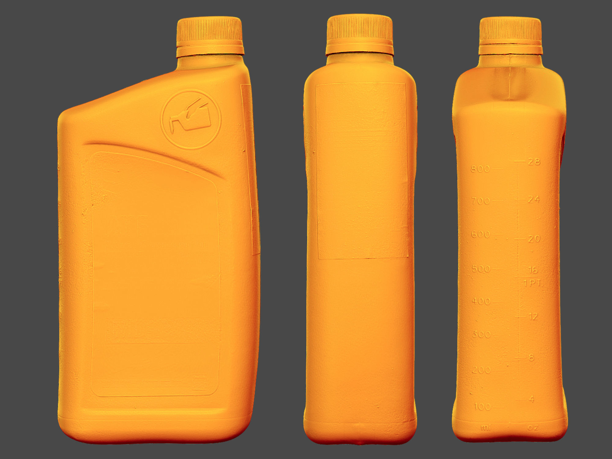 Transmission Fluid Bottle 3D model_1
