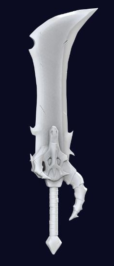 Demon King Dagger Solo leveling 3D print model_2