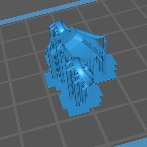 Smooth Security Drone Free 3D print model
