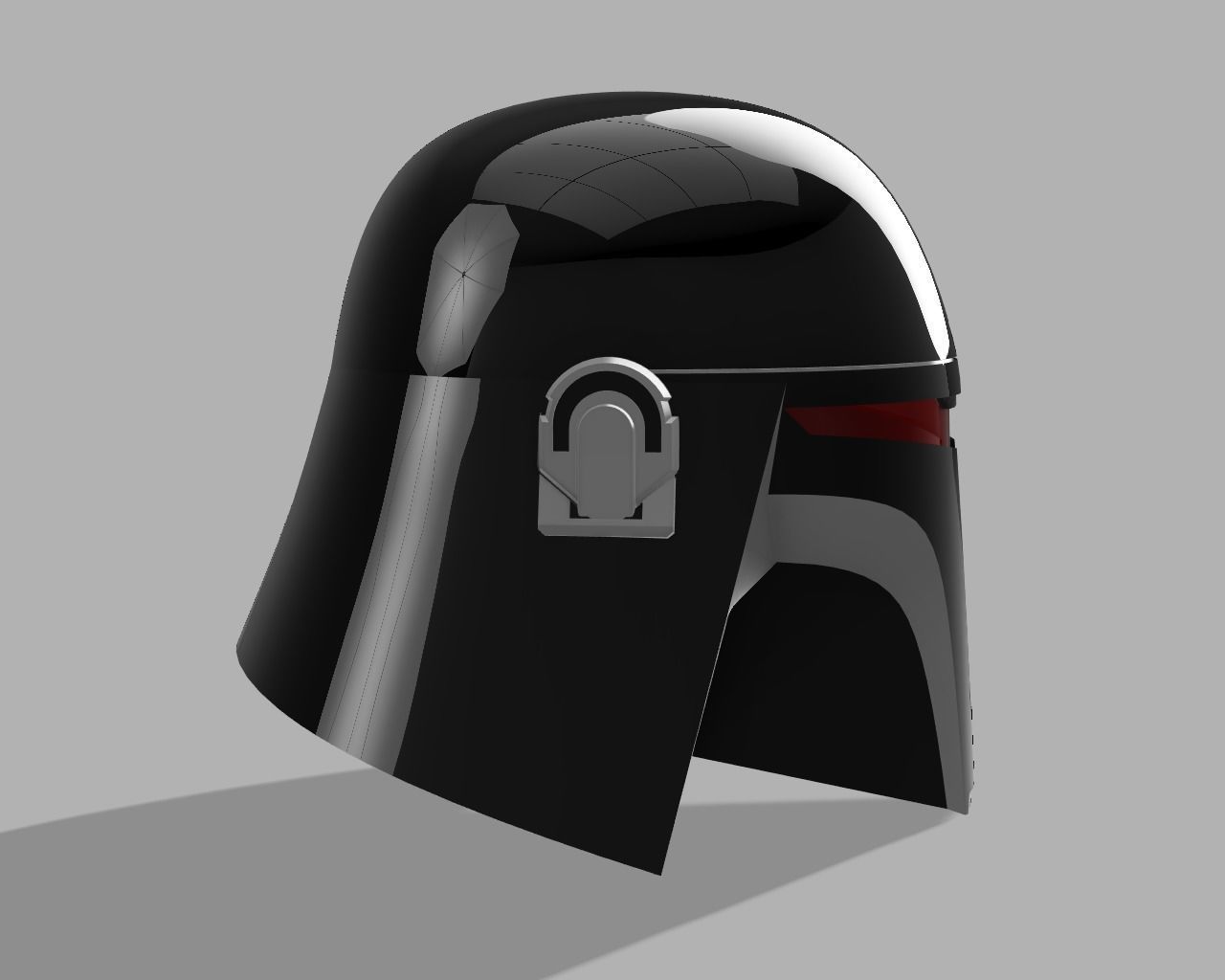 Mandalorian Inquisitor Custom Helmet 3D print model_4