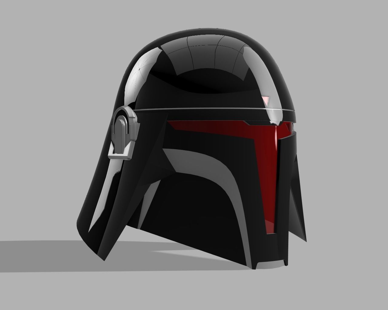 Mandalorian Inquisitor Custom Helmet 3D print model_8