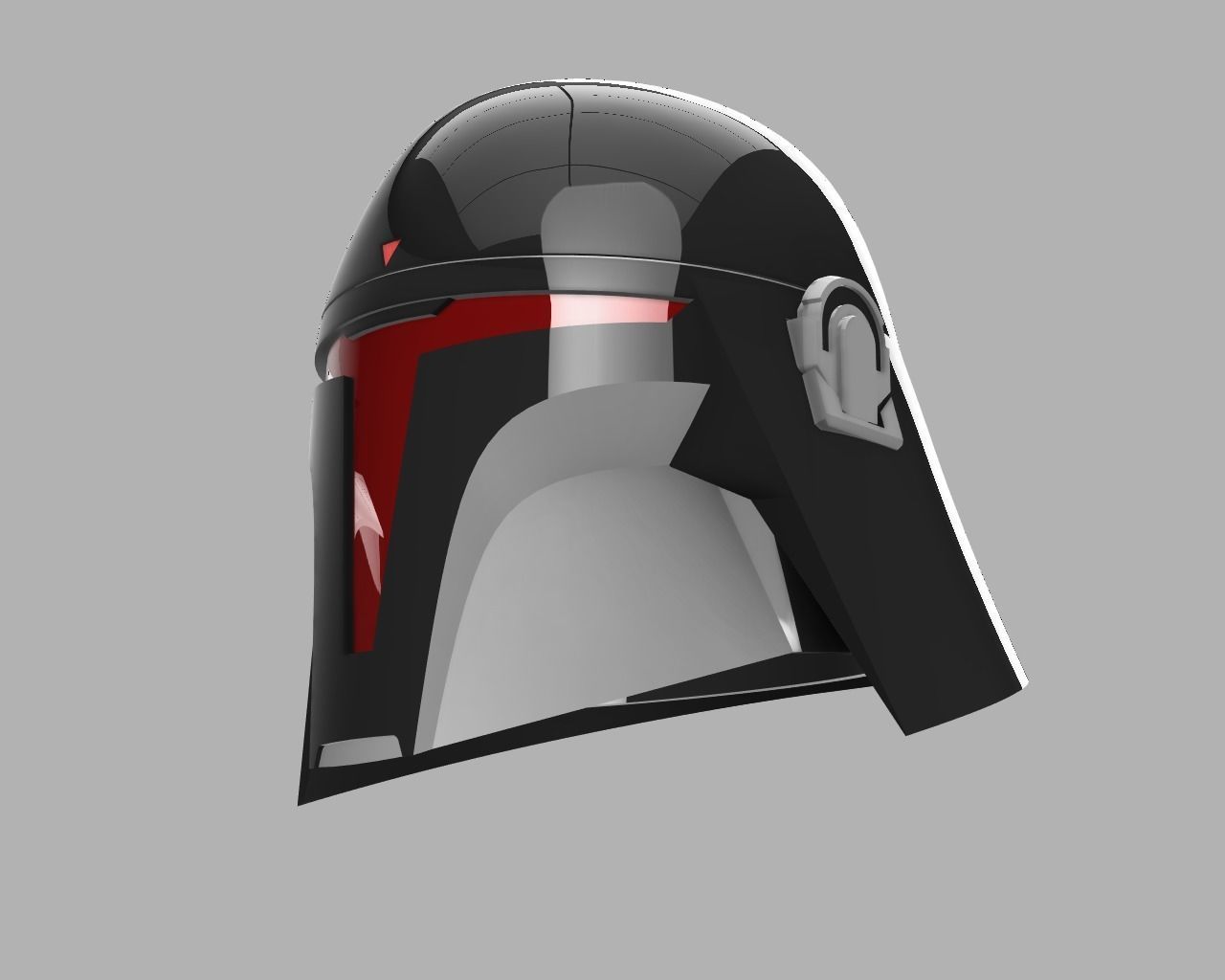 Mandalorian Inquisitor Custom Helmet 3D print model_5