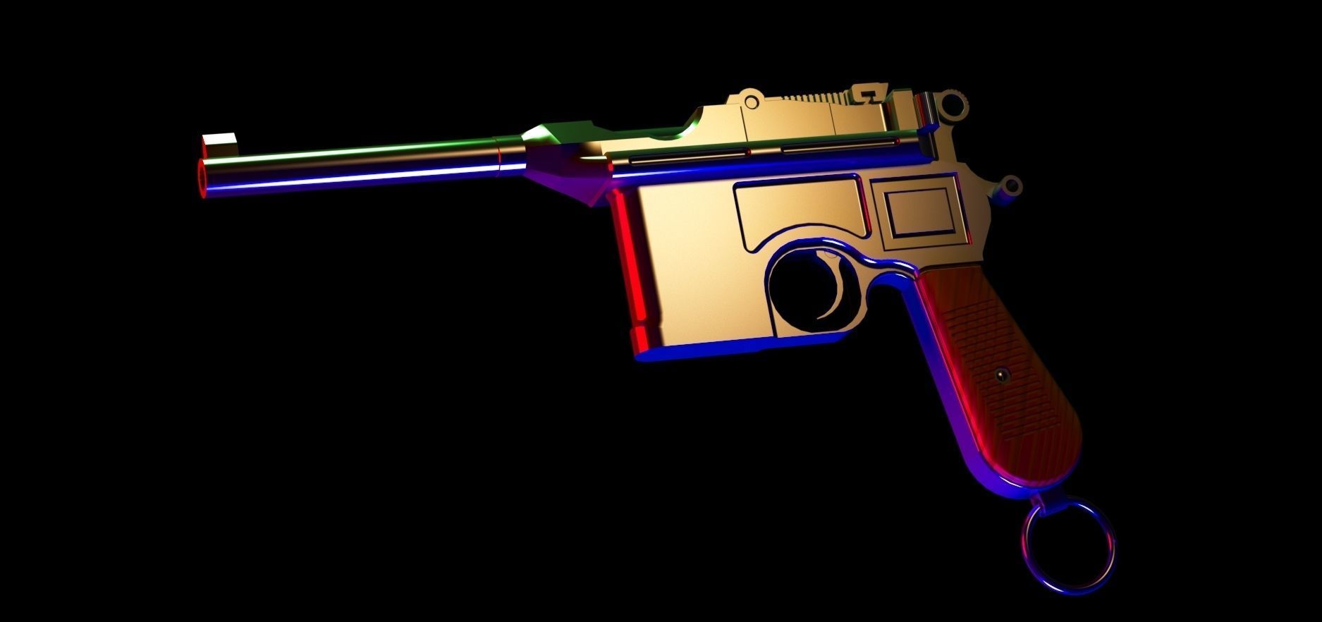 Mauser C96 3D model_1