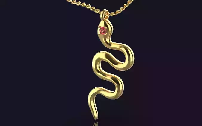 Snake pendant