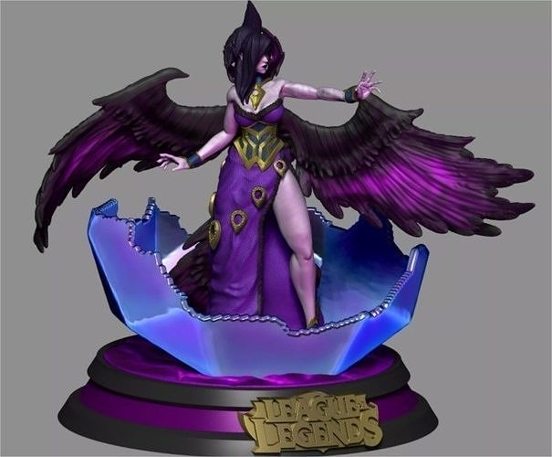 LEAGUE OF LEGENDS - MORGANA CLASSIC 3D print model