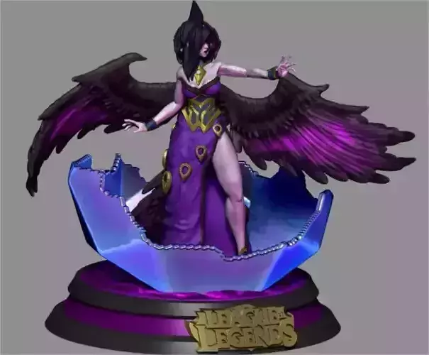 LEAGUE OF LEGENDS - MORGANA CLASSIC 3D print model