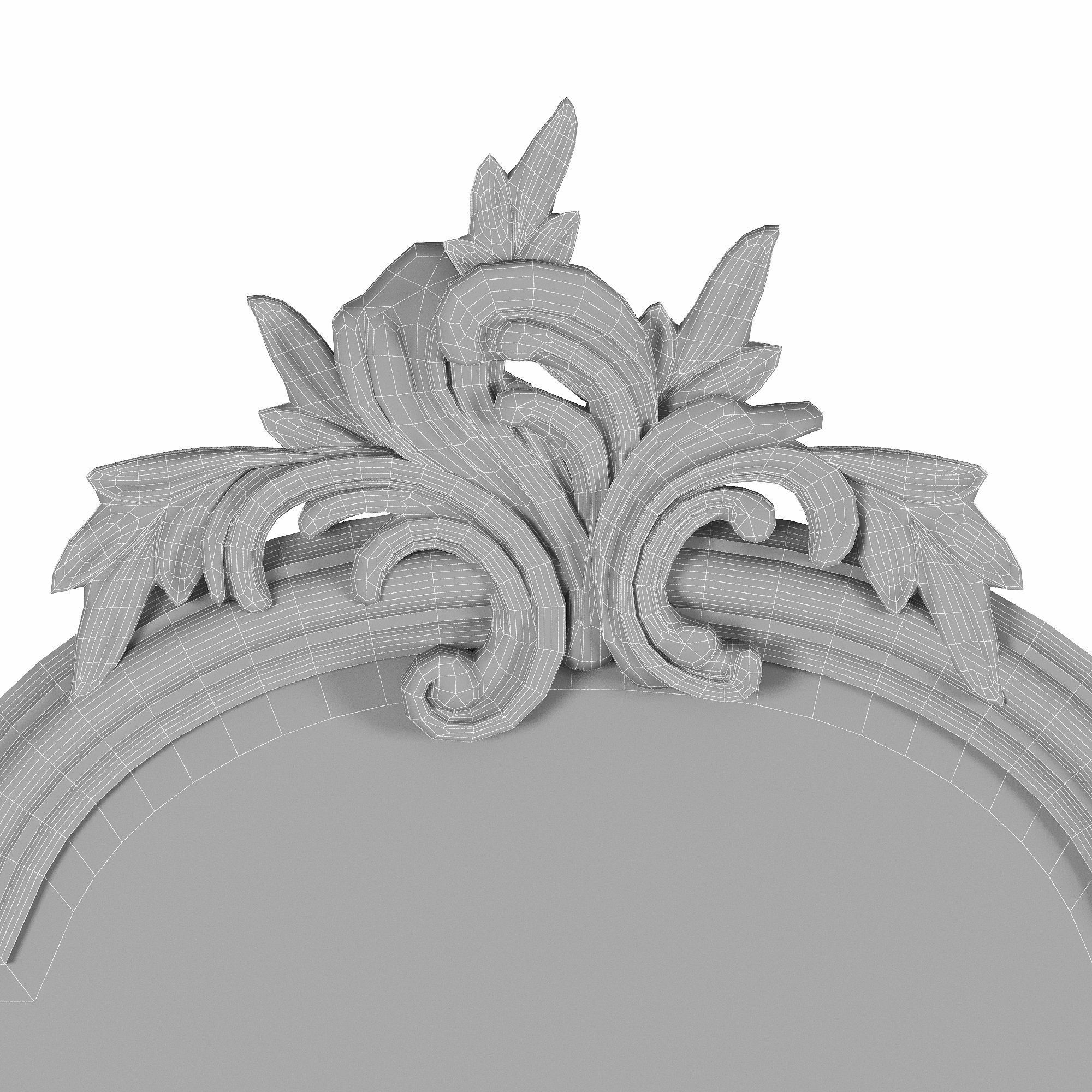 baroque mirrors 3D model_7