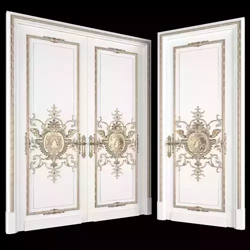 french door 3D model