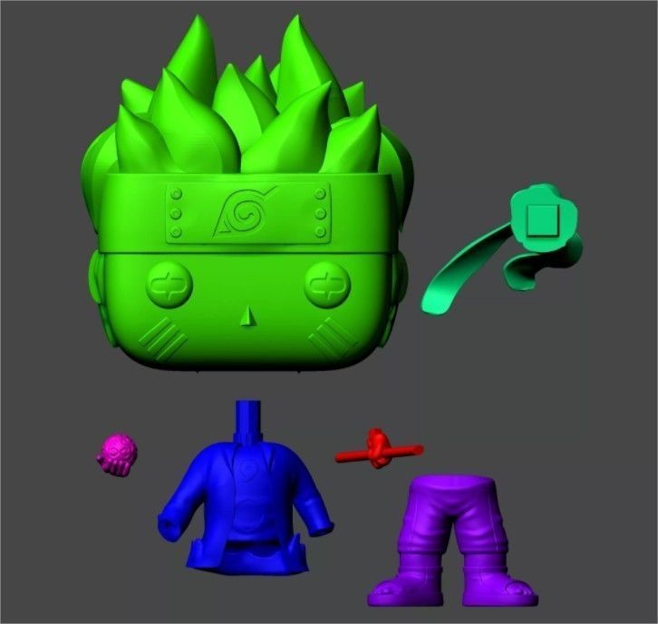 NARUTO FUNKO - LIKE 186 MODEL 3D print model_2