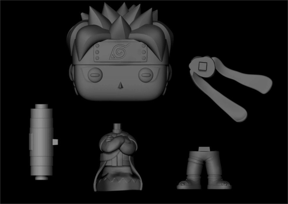 NARUTO FUNKO - LIKE 185 MODEL 3D print model_2