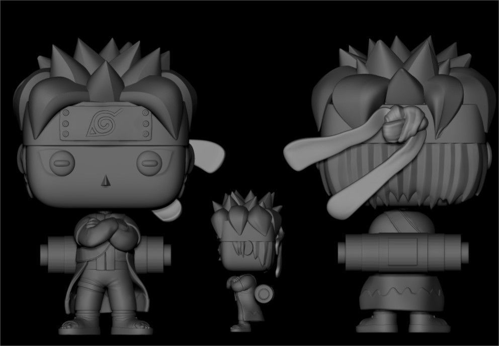 NARUTO FUNKO - LIKE 185 MODEL 3D print model_1
