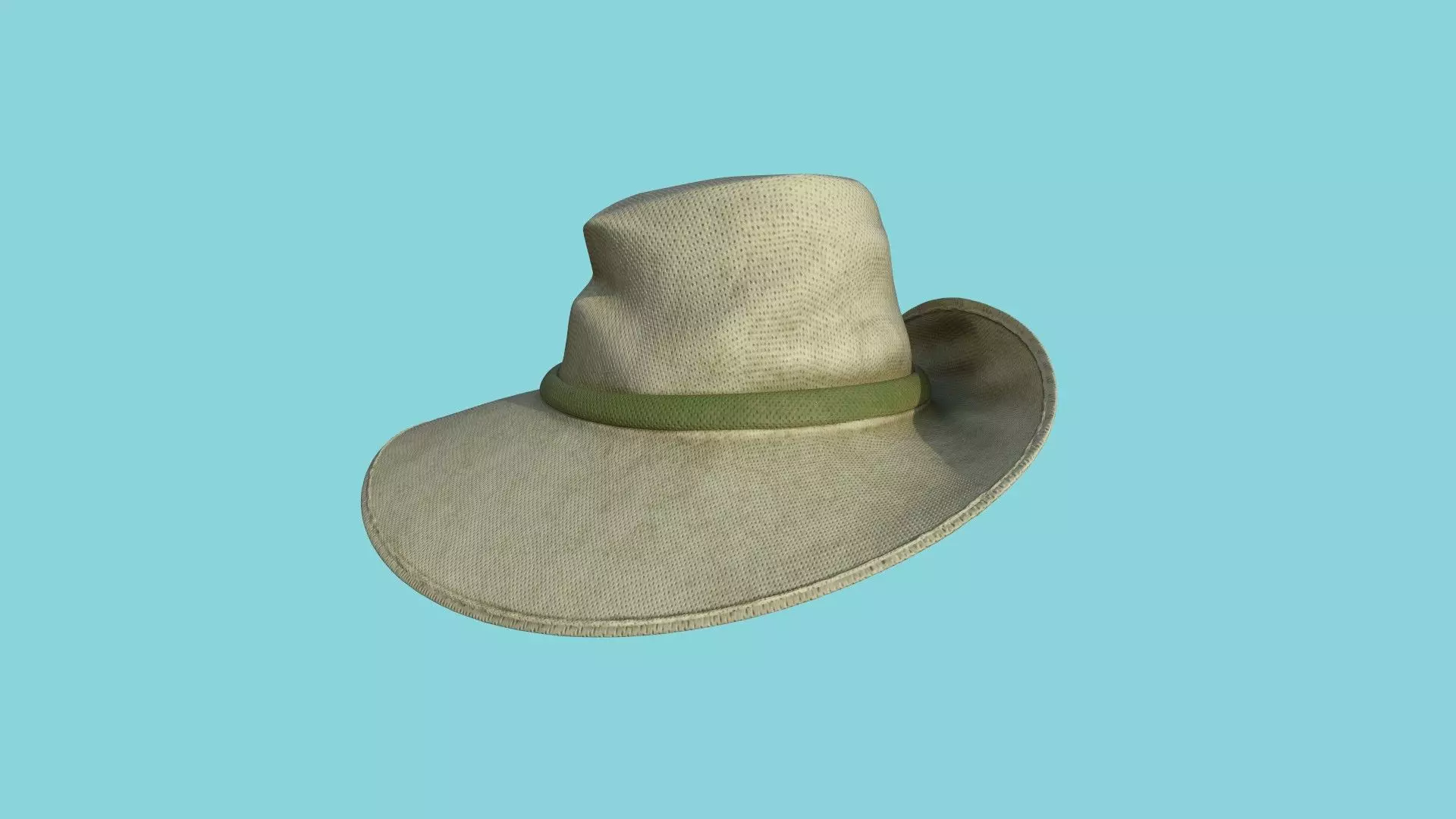 Straw Hat - Character Fashion Design Low-poly 3D model