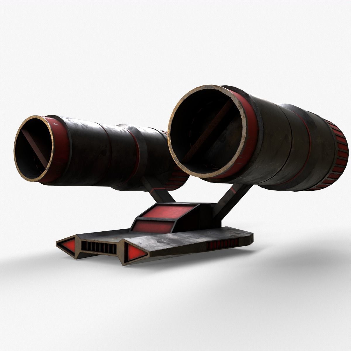 Sci-Fi Space Ship V2 Low-poly 3D model_18