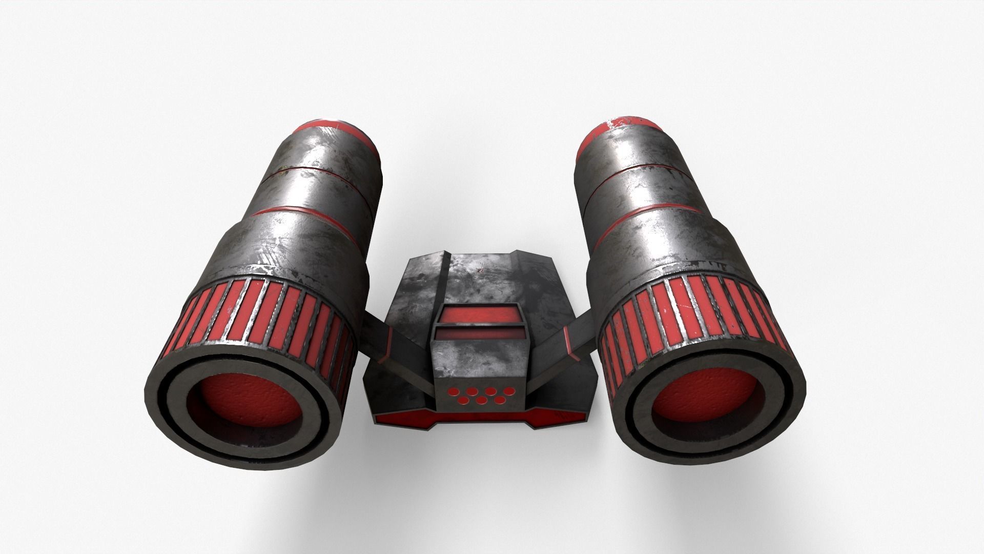 Sci-Fi Space Ship V2 Low-poly 3D model_13