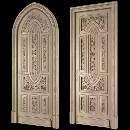 sodani door Low-poly 3D model