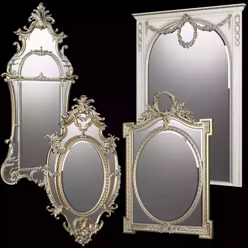 classical mirrors 3D model